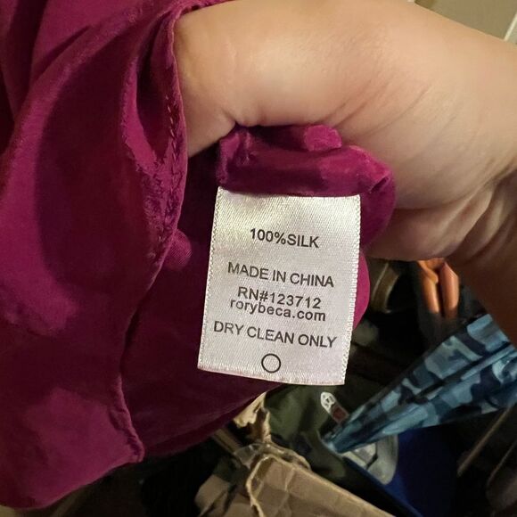 Rory Becca pink silk dress small - Picture 4 of 7